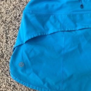 Blue lululemon Speed up Shorts 2.5”
